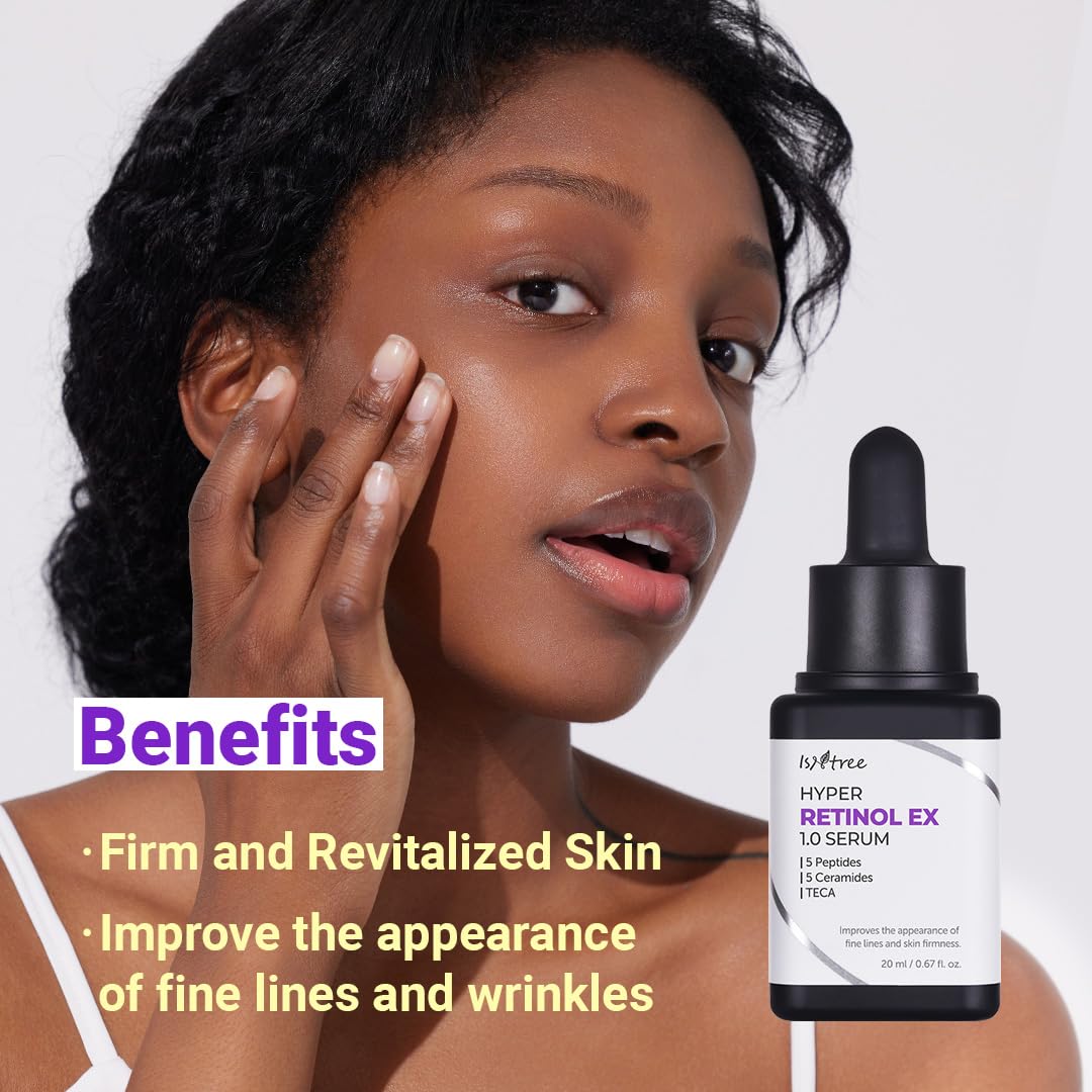 IsNtree Hyper Retinol EX 1.0 serum night-application prep for skin repair.