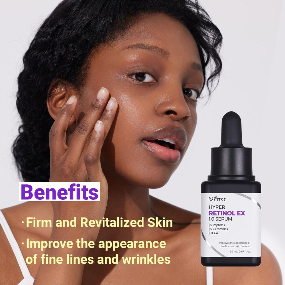 IsNtree Hyper Retinol EX 1.0 serum night-application prep for skin repair.