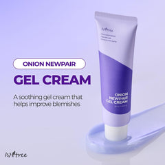 IsNtree Onion Newpair gel texture close-up shows light non sticky finish