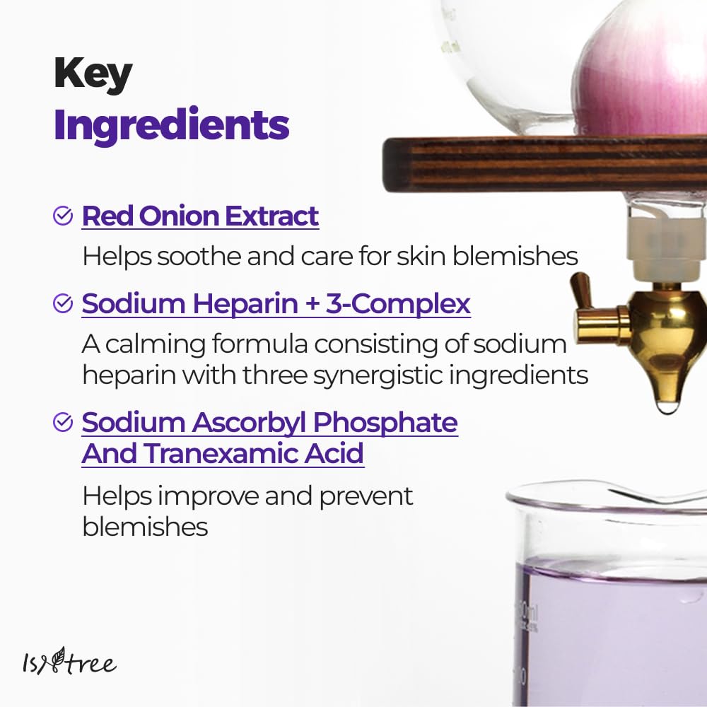 IsNtree Onion Newpair gentle formula with aloe and green tea for sensitive skin