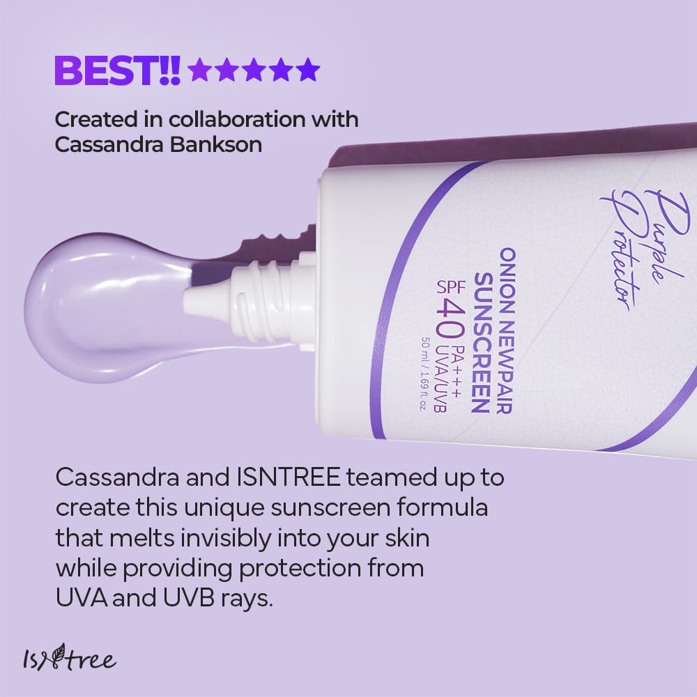 IsNtree Onion Newpair Sunscreen hydrating cream that feels refreshing.