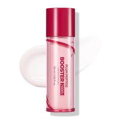 ISNTREE Plum Peptide Booster 2000s bottle closeup highlights a firming serum for smoother skin.