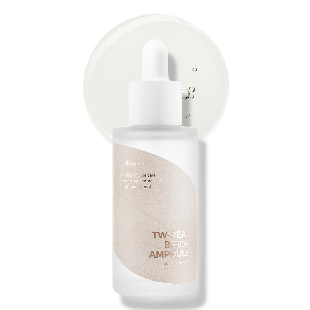 ISNTREE TW-Real Bifida Collagen Ampoule bottle for hydration and nourishment.