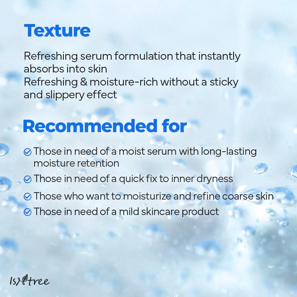 ISNTREE serum in a morning routine under sunscreen for daily hydration