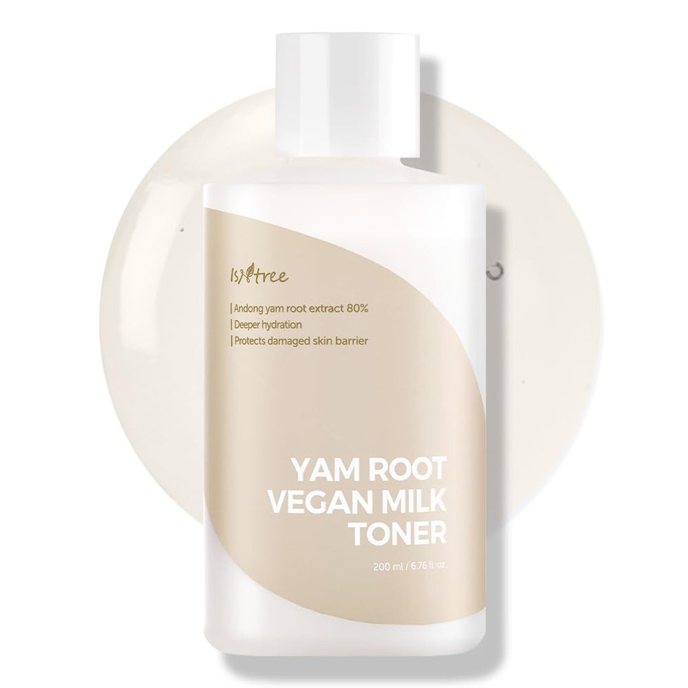 ISNTREE Yam Root Toner bottle reveals deep hydration for dry skin