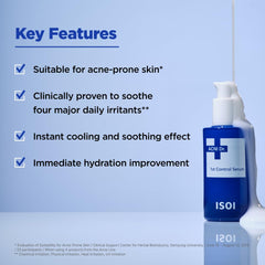 ISOI ACNI Dr. 1st Control Serum texture on skin showing lightweight finish