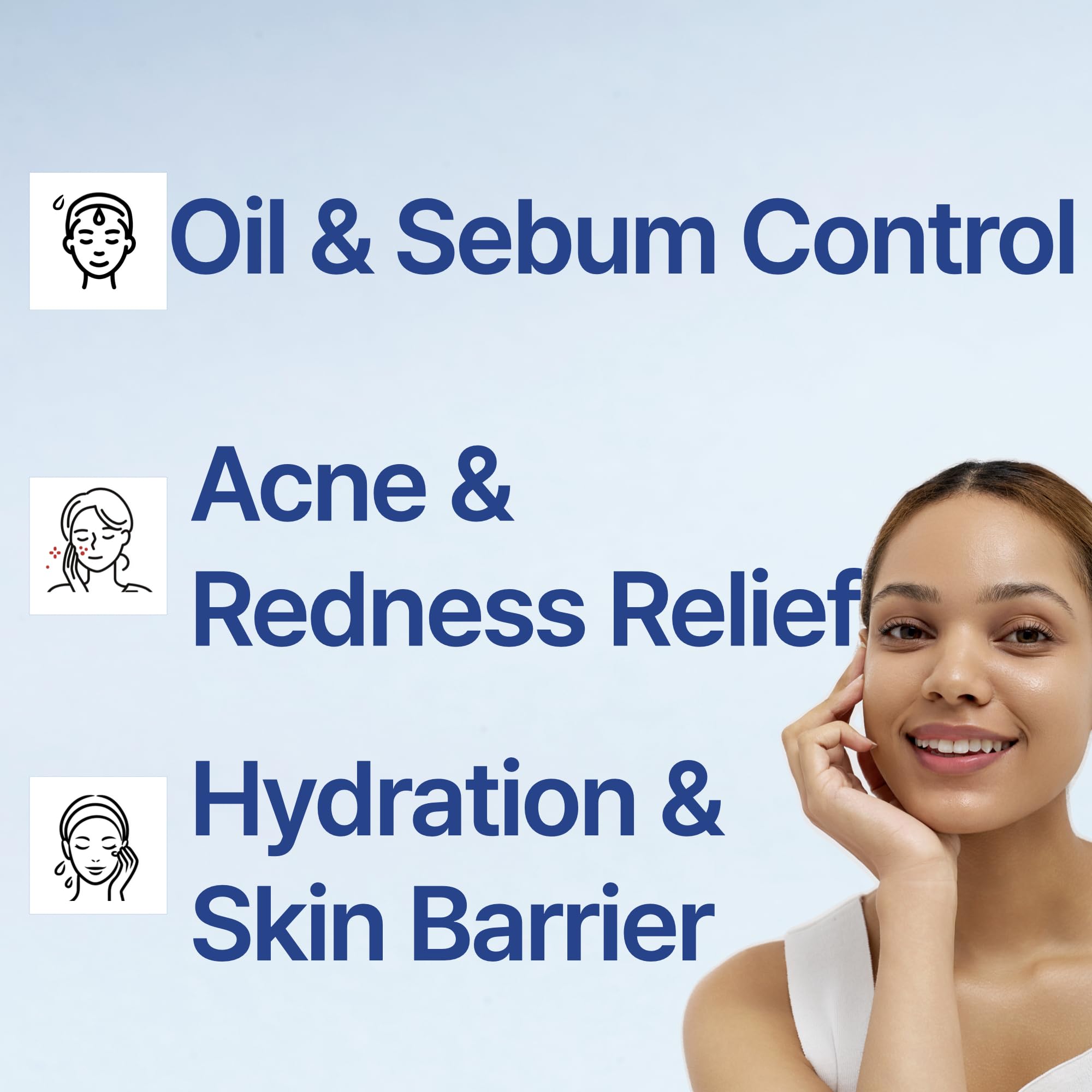 ISOI ACNI Dr. 1st Speedy Gel Cream supports oil control for a balanced look