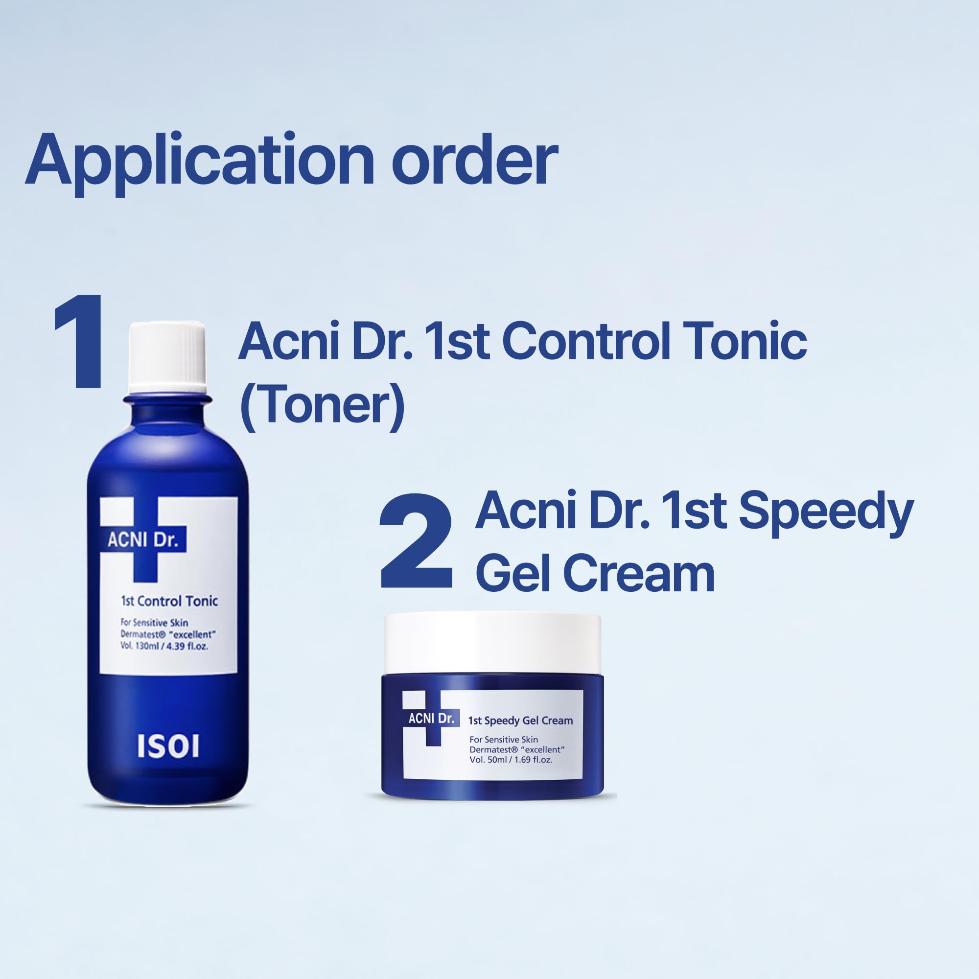 ISOI ACNI Dr. 1st Speedy Gel Cream rose oil hydration for gentle skin care