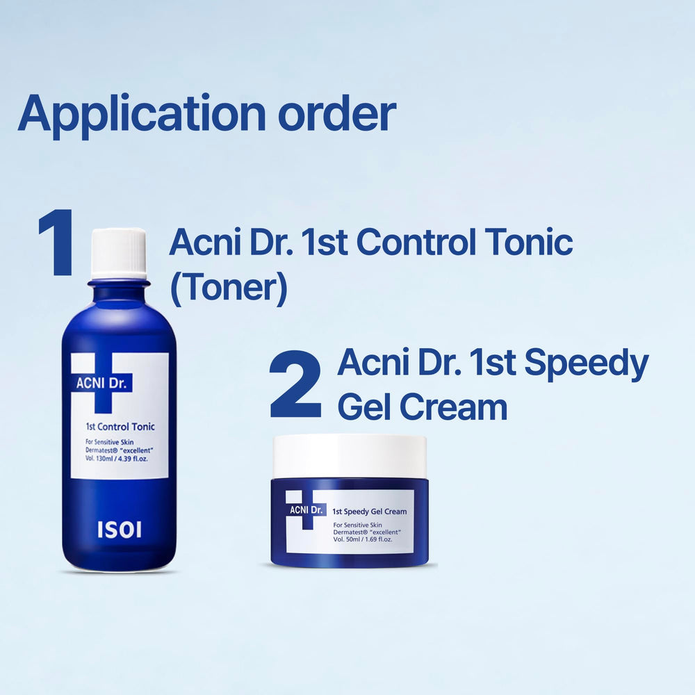 ISOI ACNI Dr. 1st Speedy Gel Cream rose oil hydration for gentle skin care