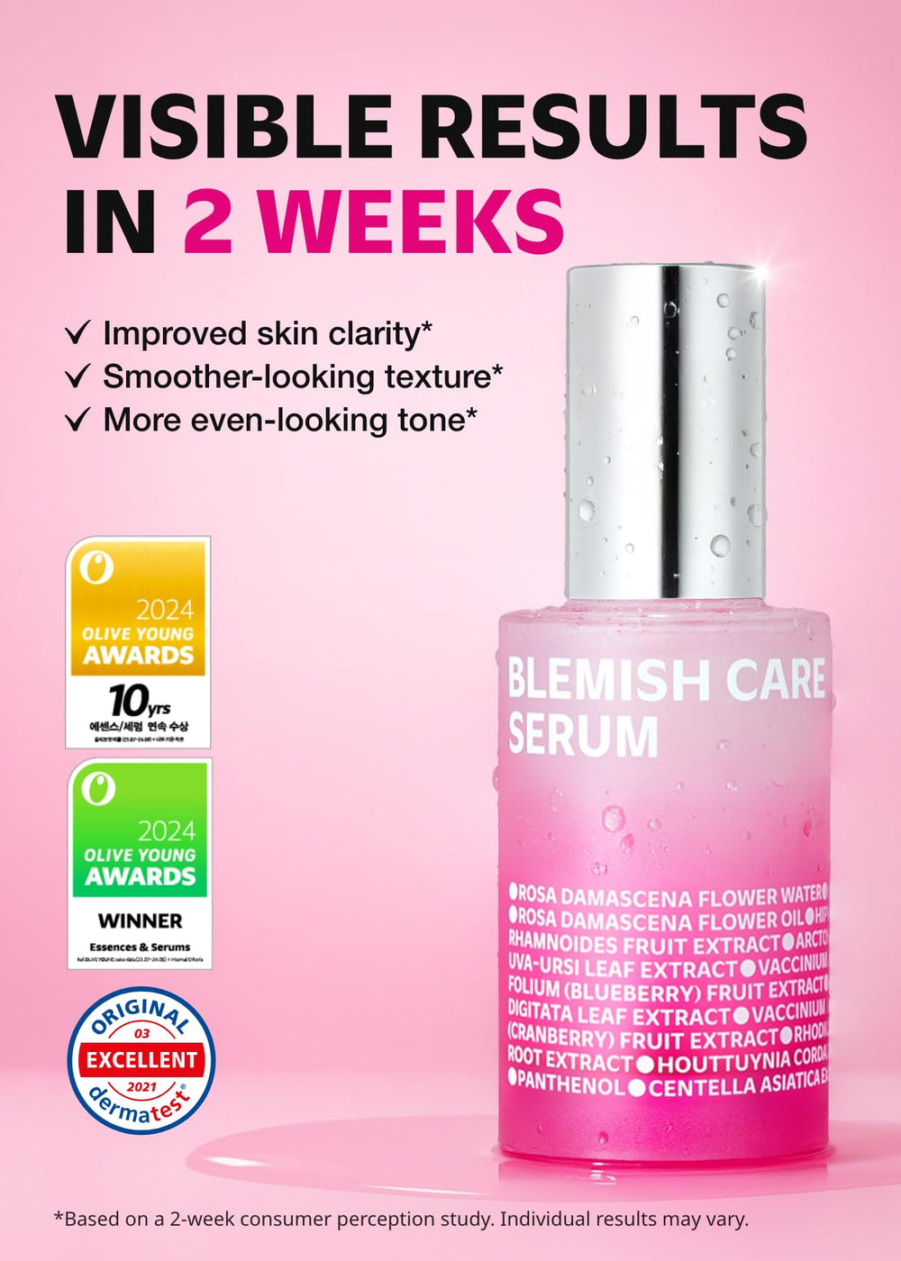ISOI Blemish Care Up Serum dropper shows quick-absorbing, non-greasy formula.