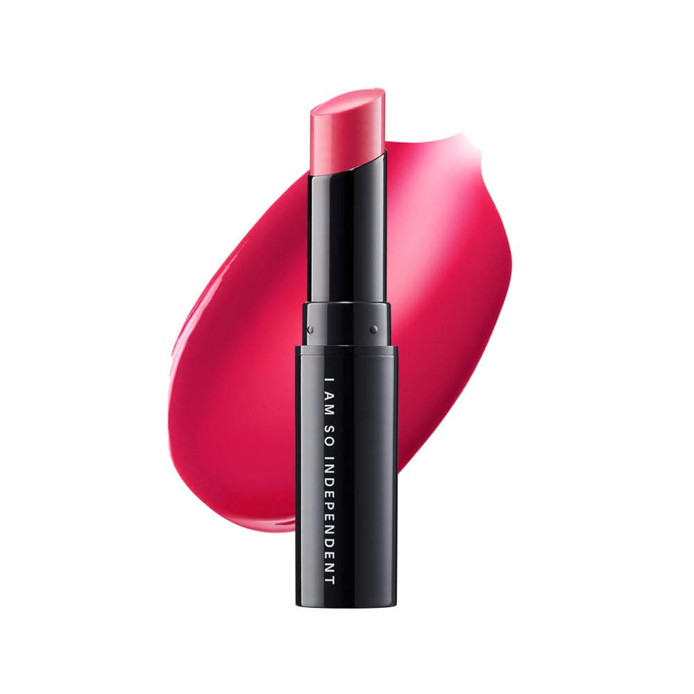 ISOI Bulgarian Rose Lip Treatment Balm Berry Rose tube close-up showing hydrating tint.