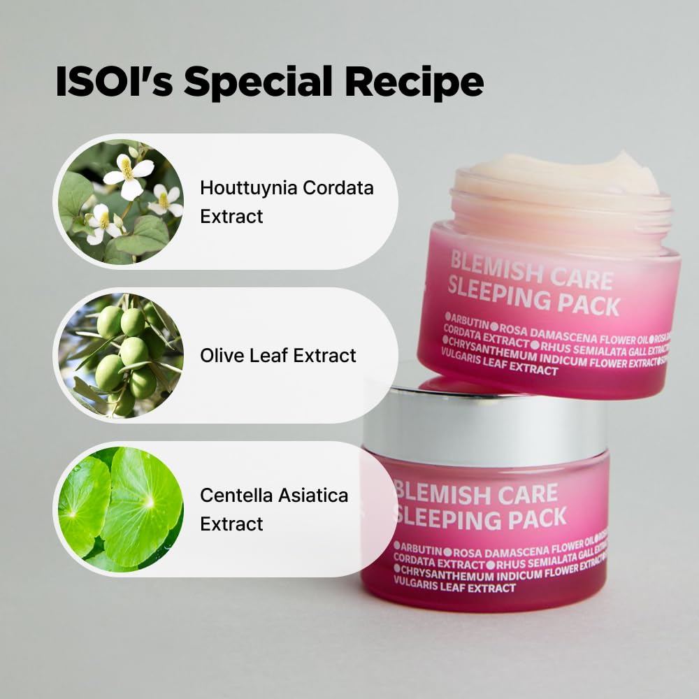 ISOI Bulgarian Rose Sleeping Pack night application prepares skin for morning radiance