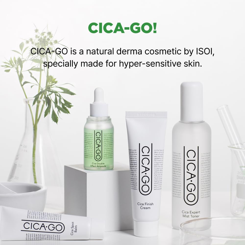 ISOI CICAGO Cica SOS Mask Pack dermatologically tested badge signals safety.