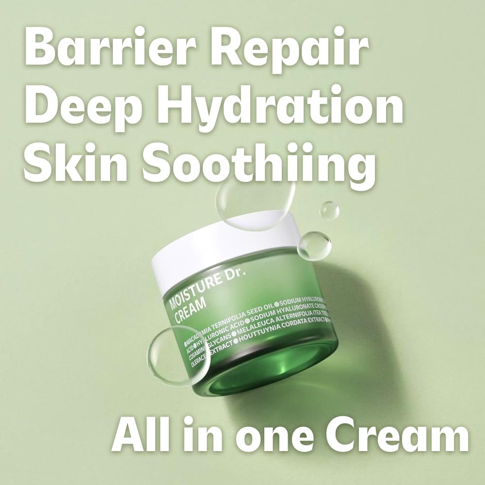 ISOI Moisture Dr. Soothing Cream gel texture in action for quick absorption.
