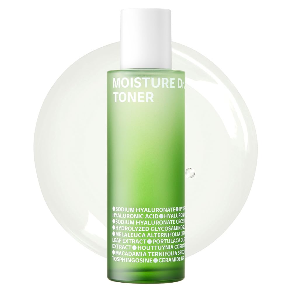 ISOI Moisture Dr. Soothing Toner bottle cap close-up, highlighting hydration