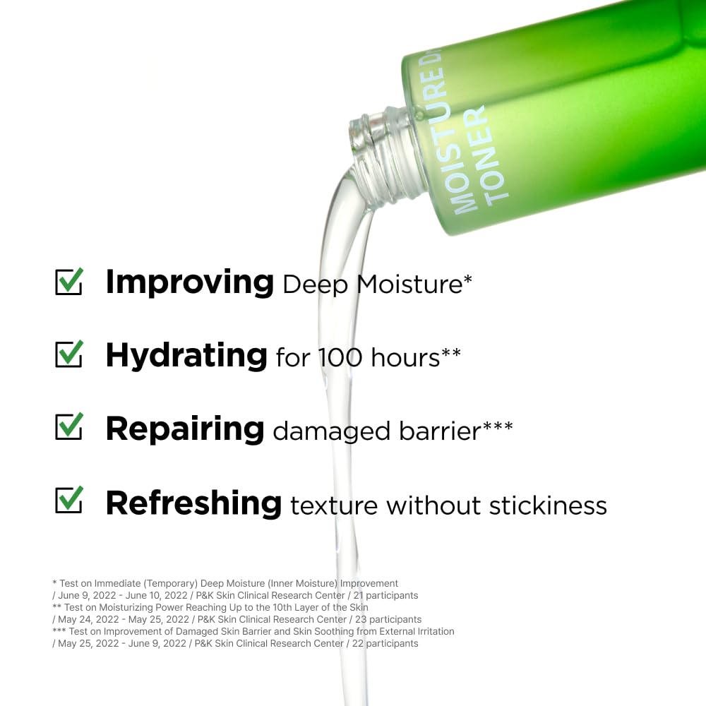 ISOI Moisture Dr. Soothing Toner label close-up emphasizes gentle ingredients