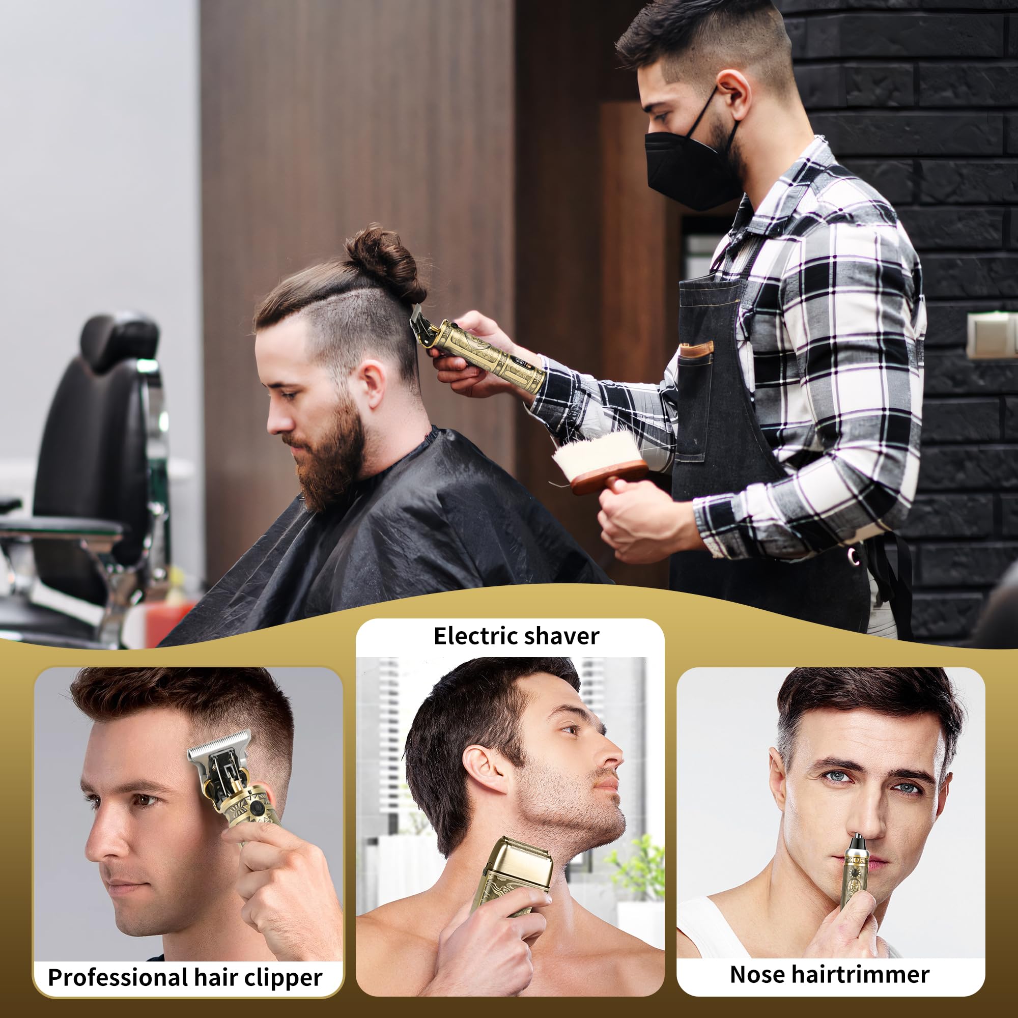 IsoLytrin metal retro body clippers highlight durable, stylish build.