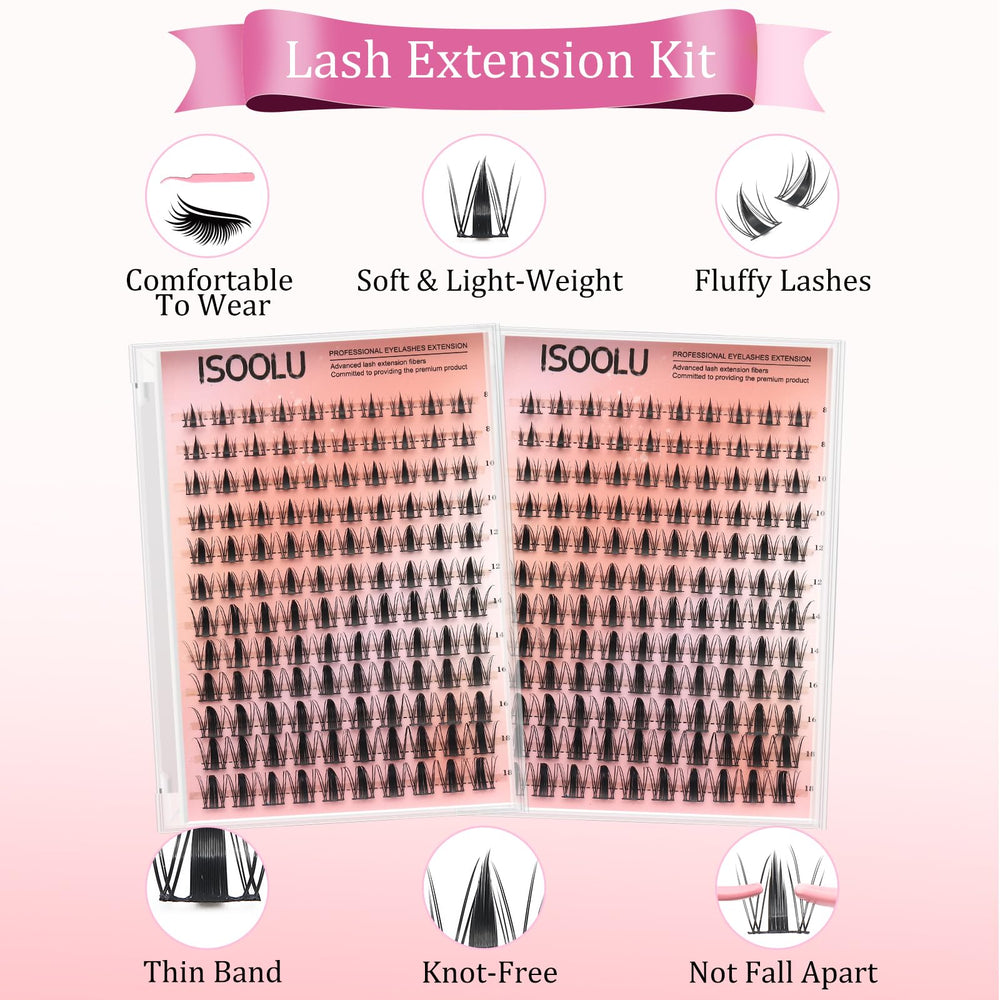 ISOOLU Bond and Seal, lash bonding, helps long-lasting wear.