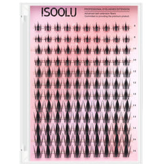 ISOOLU Fairy Lash Clusters Kit, clusters, enables easy at-home lash customization.