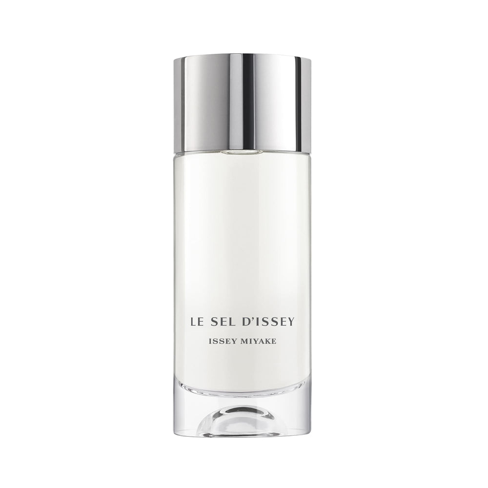 Issey Miyake Le Sel d'Issey bottle close-up highlighting crisp freshness for daily wear.