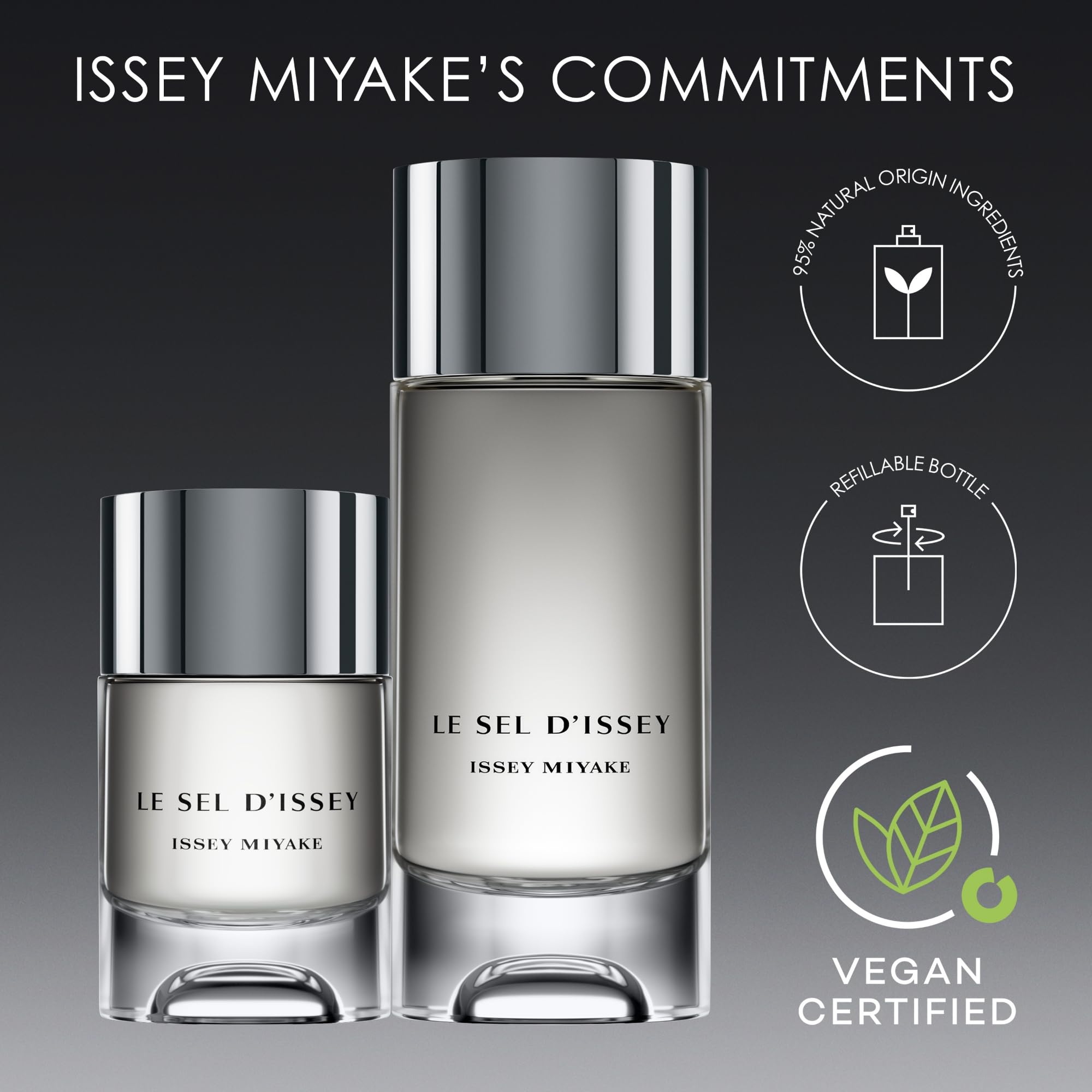 Issey Miyake Le Sel d Issey refill packaging promotes sustainability