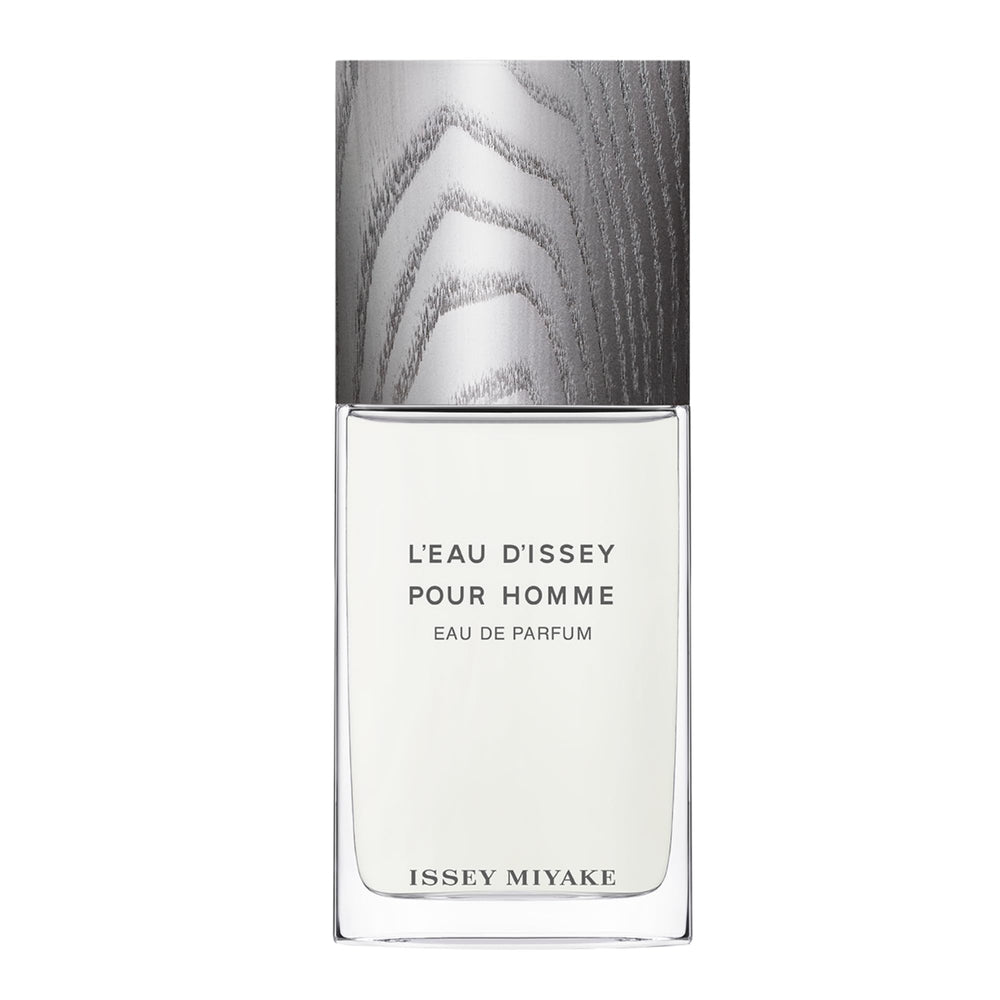 Issey Miyake L'Eau d'Issey Pour Homme bottle with aquatic silhouette for everyday refined wear.