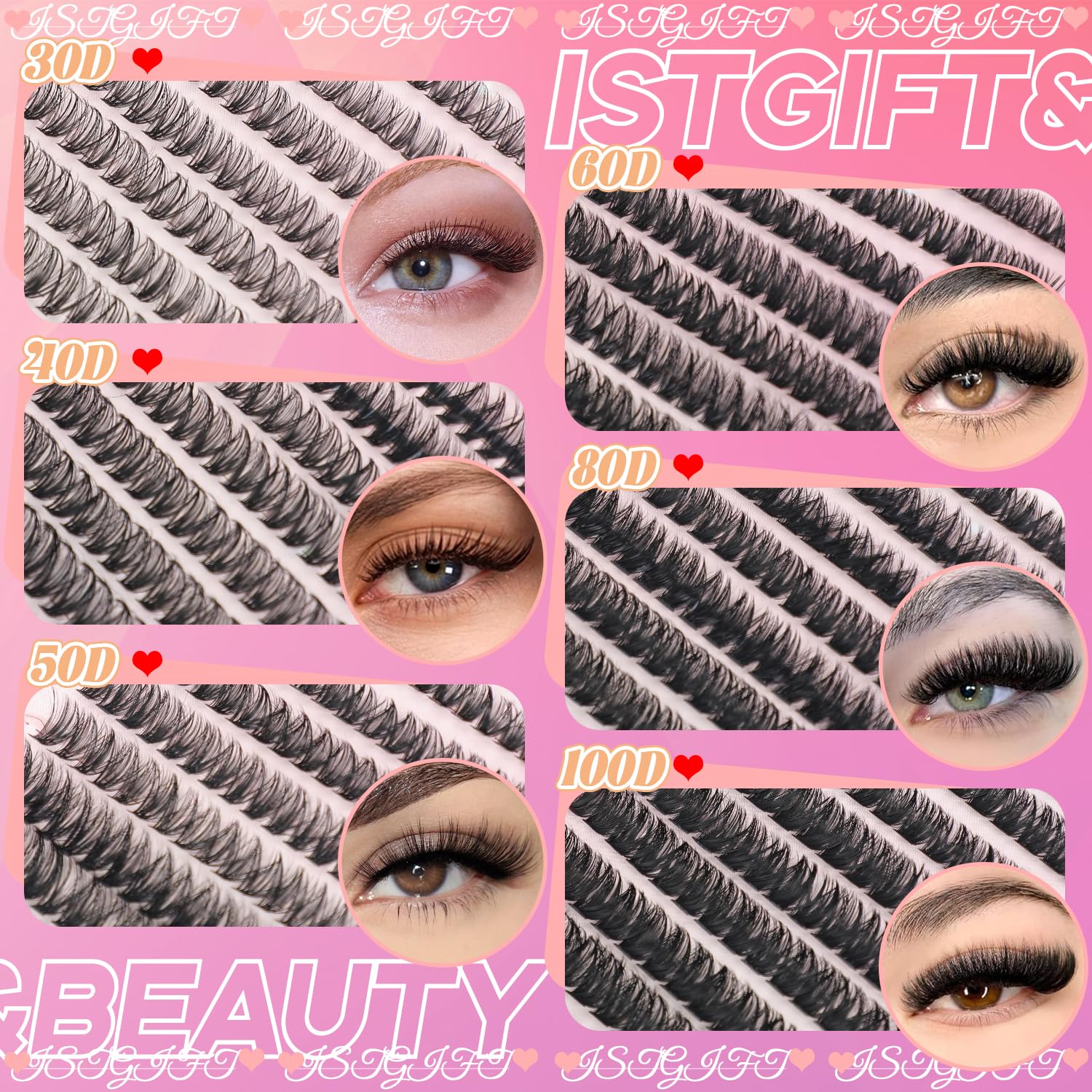 ISTGIFT 30D-80D options let you vary looks for dates or events