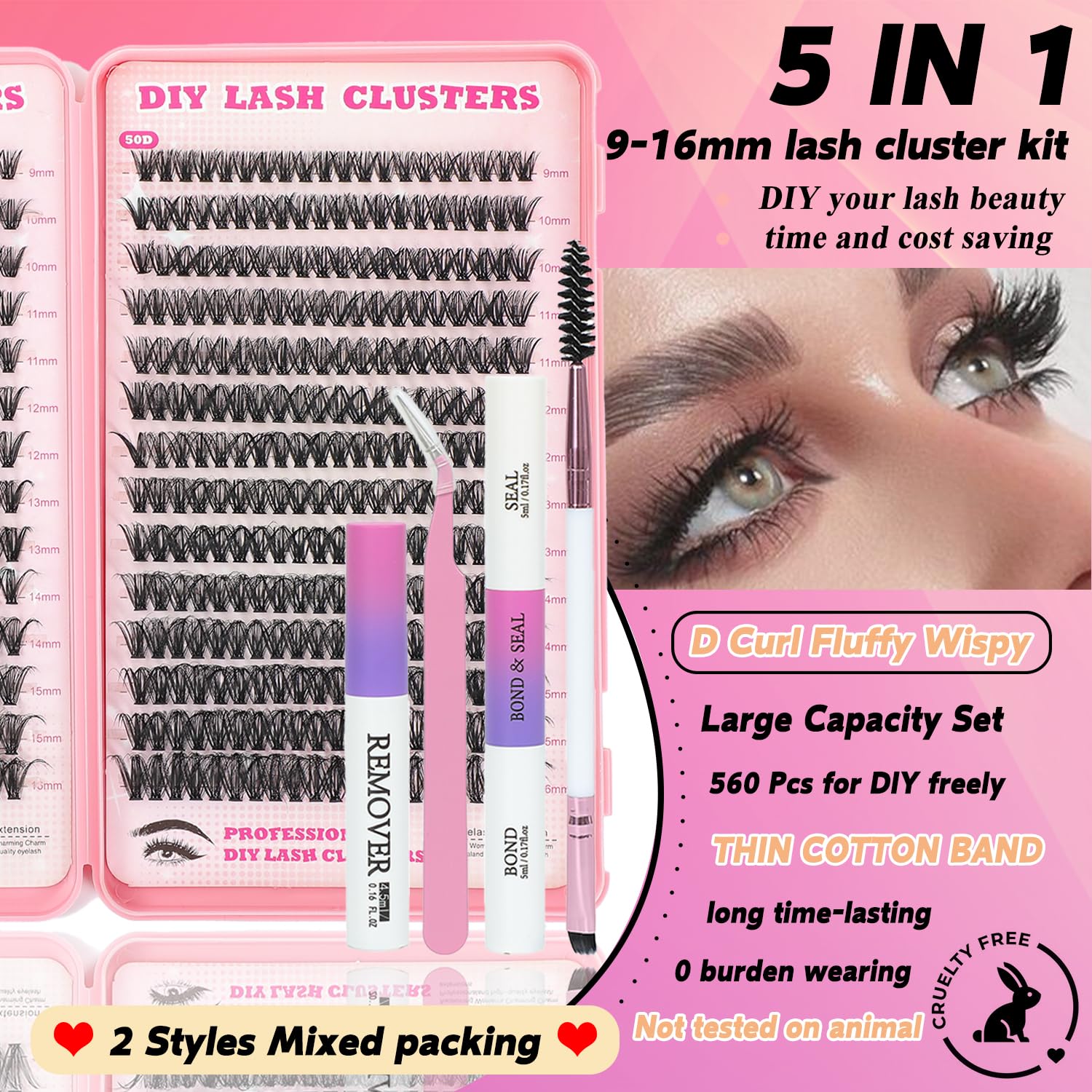 ISTGIFT lash bond and seal for durable wear