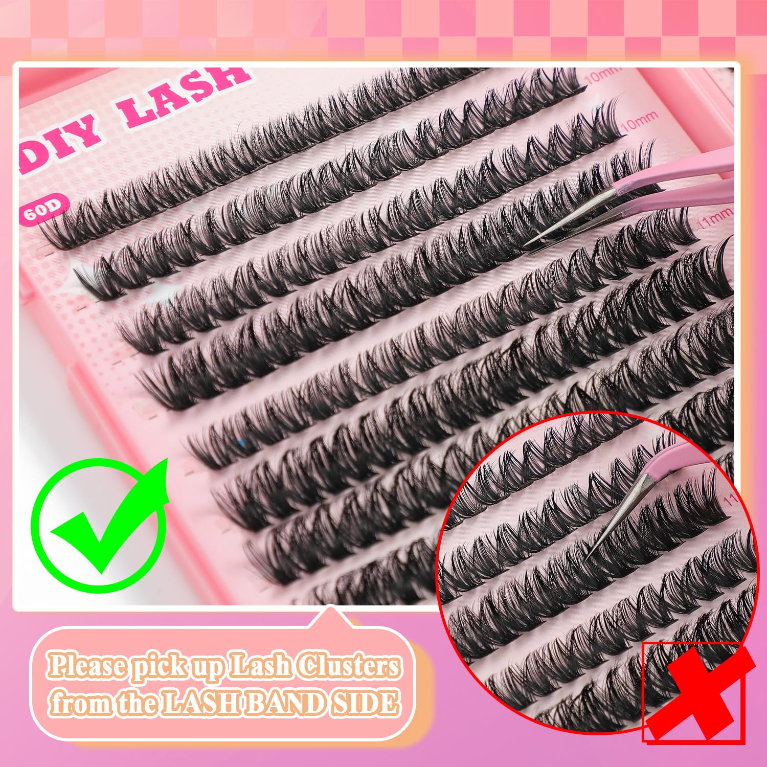 ISTGIFT lash brush for finishing and detangling