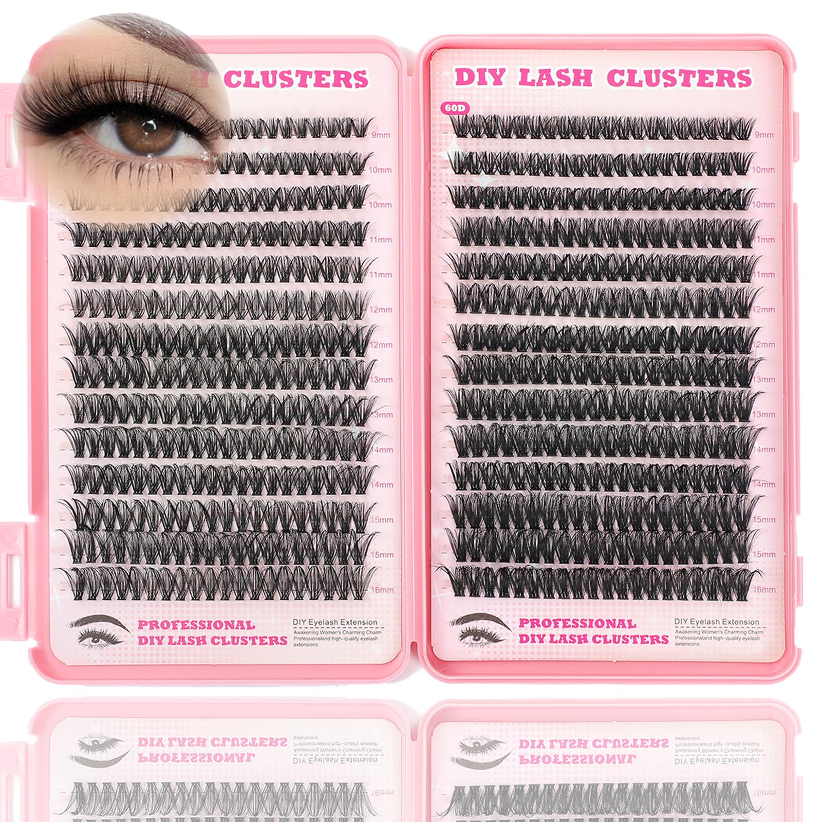 ISTGIFT Lash Clusters Kit packaging for at-home DIY lash styling.