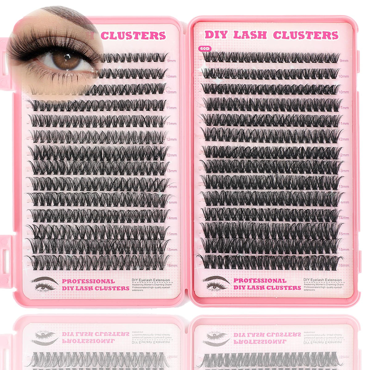 ISTGIFT Lash Clusters Kit packaging for at-home DIY lash styling.