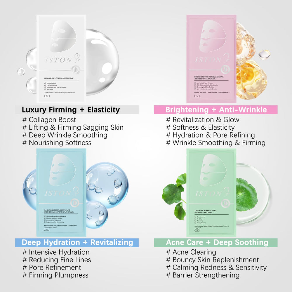 ISTON arnica mask soothes irritation and calms skin.