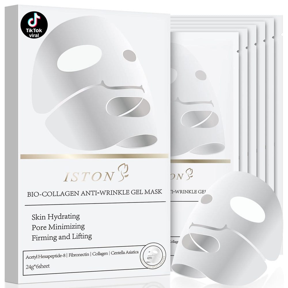 ISTON bio-collagen deep mask pack delivering intense hydration and elasticity.