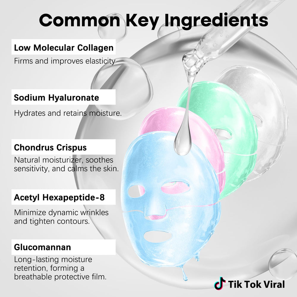 ISTON bio-collagen mask boosts elasticity and firmness.