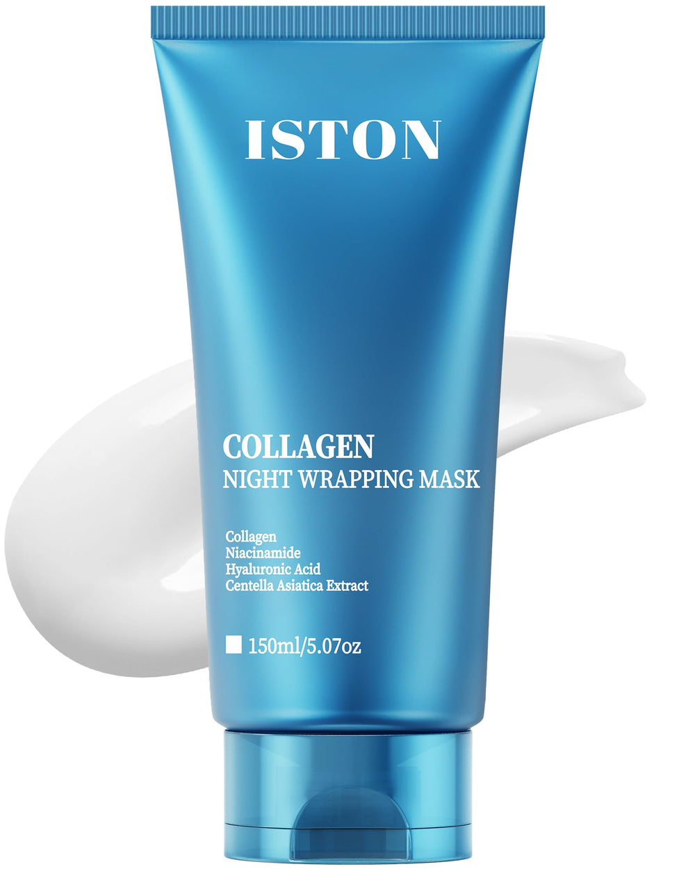 ISTON Collagen Night Wrap Mask jar offers an overnight treatment for glow