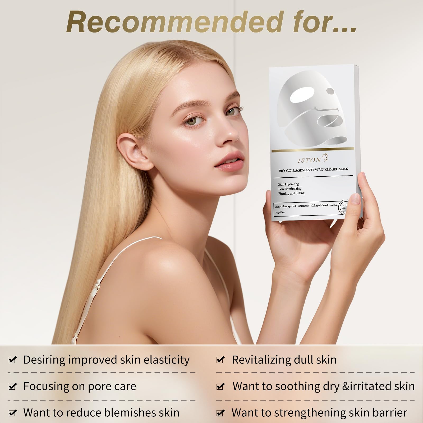 ISTON face mask conforming to facial contours for comfortable wear.