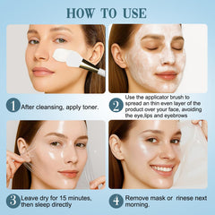 ISTON Glass-skin morning glow shows radiant, hydrated skin