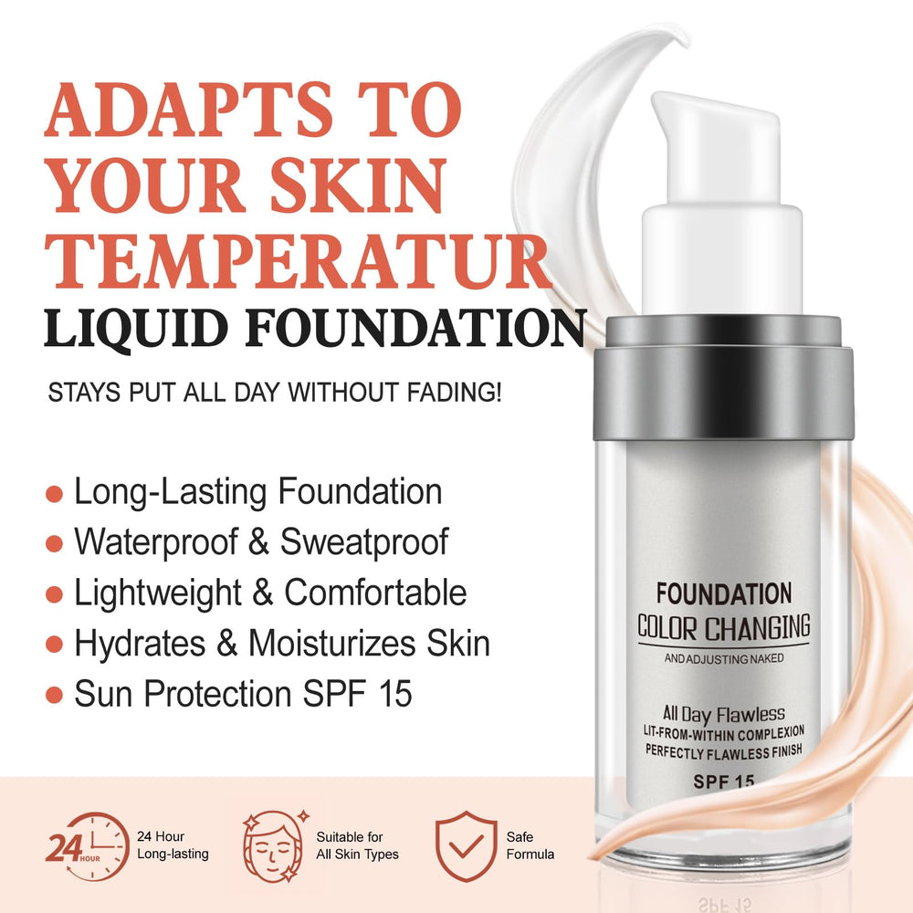 ISUNRISE foundation texture close-up shows creamy, non-drying finish