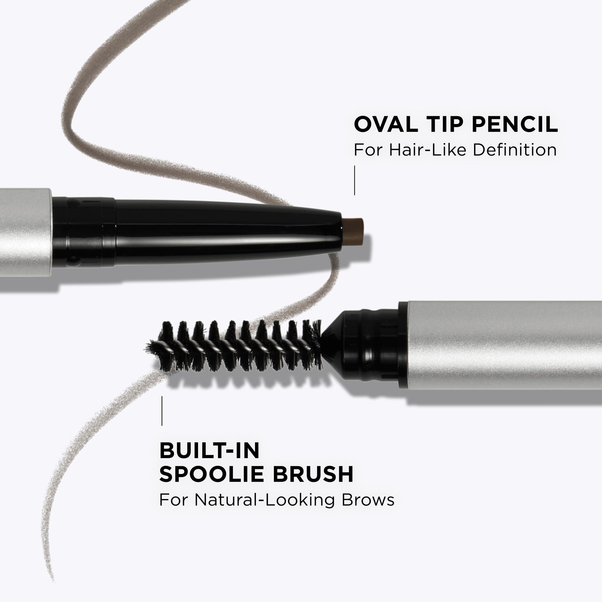 Brow Power long-wear formula resists fading through the day