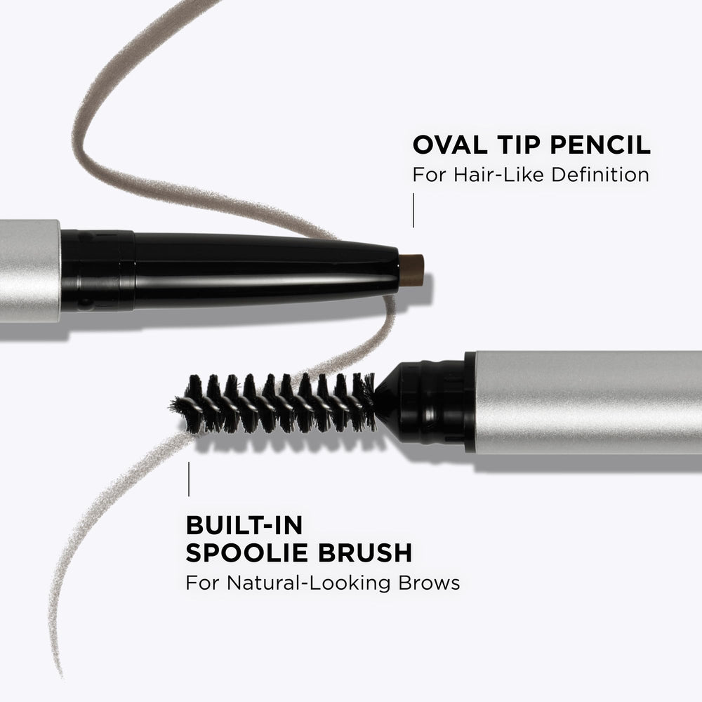 Brow Power long-wear formula resists fading through the day