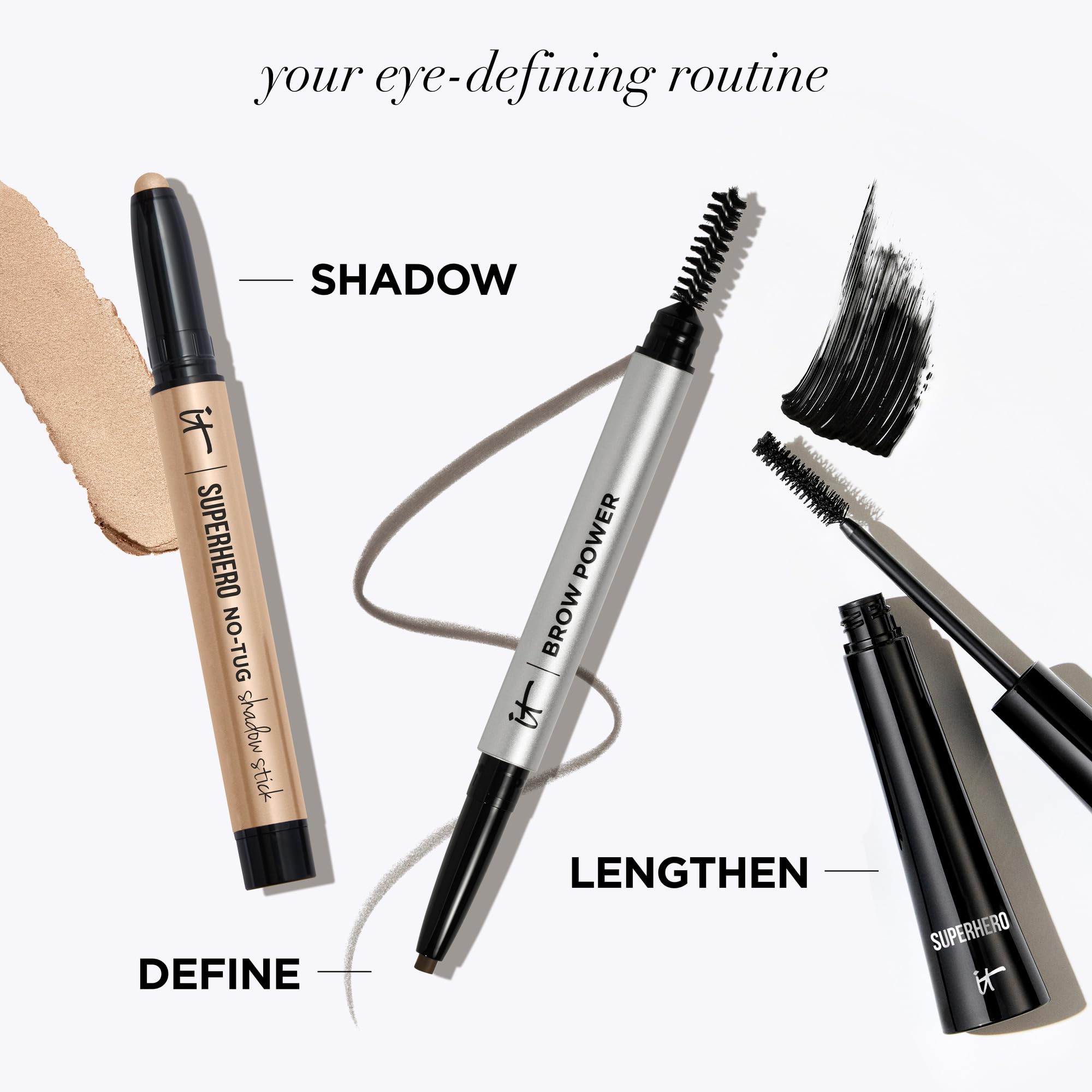 Saw Palmetto benefits in Brow Power for refined brow conditioning