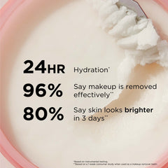 Balm applied as a 10-minute mask for enhanced hydration.