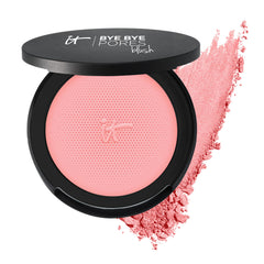 IT Cosmetics Bye Bye Pores Blush Sweet Cheeks close-up showing diffuse pores