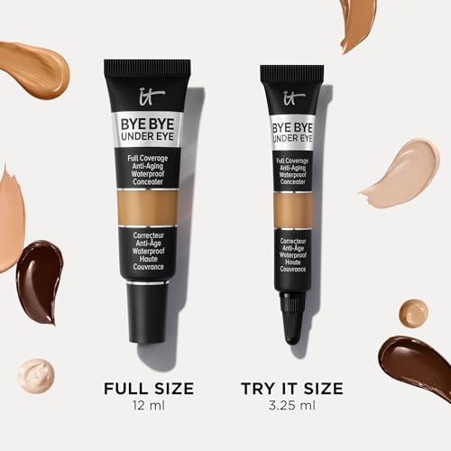Brush-friendly usage with IT Cosmetics concealer Deep Ebony for easy touchups.