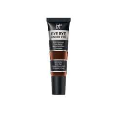 IT Cosmetics Bye Bye Under Eye Concealer Deep Ebony packaging emphasizes durability and shade.