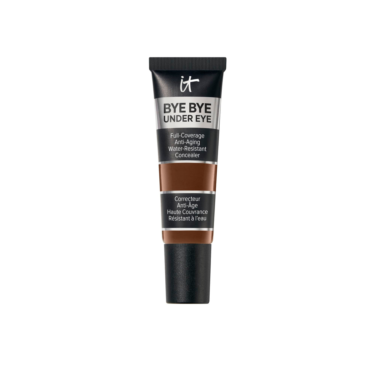 IT Cosmetics Bye Bye Under Eye Concealer Deep Natural in tube for long-lasting coverage