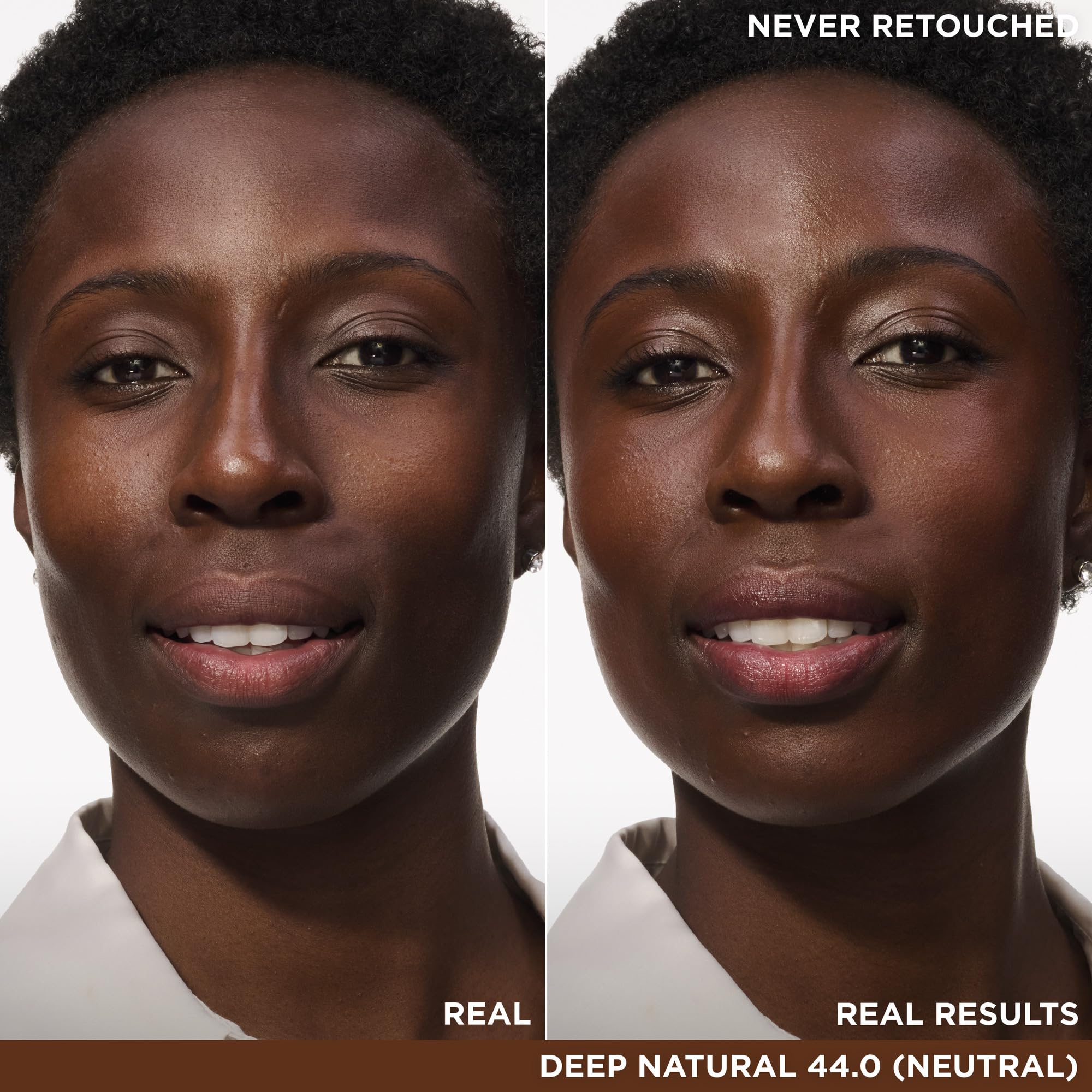 IT Cosmetics Bye Bye Under Eye Concealer application swatch shows brightening effect