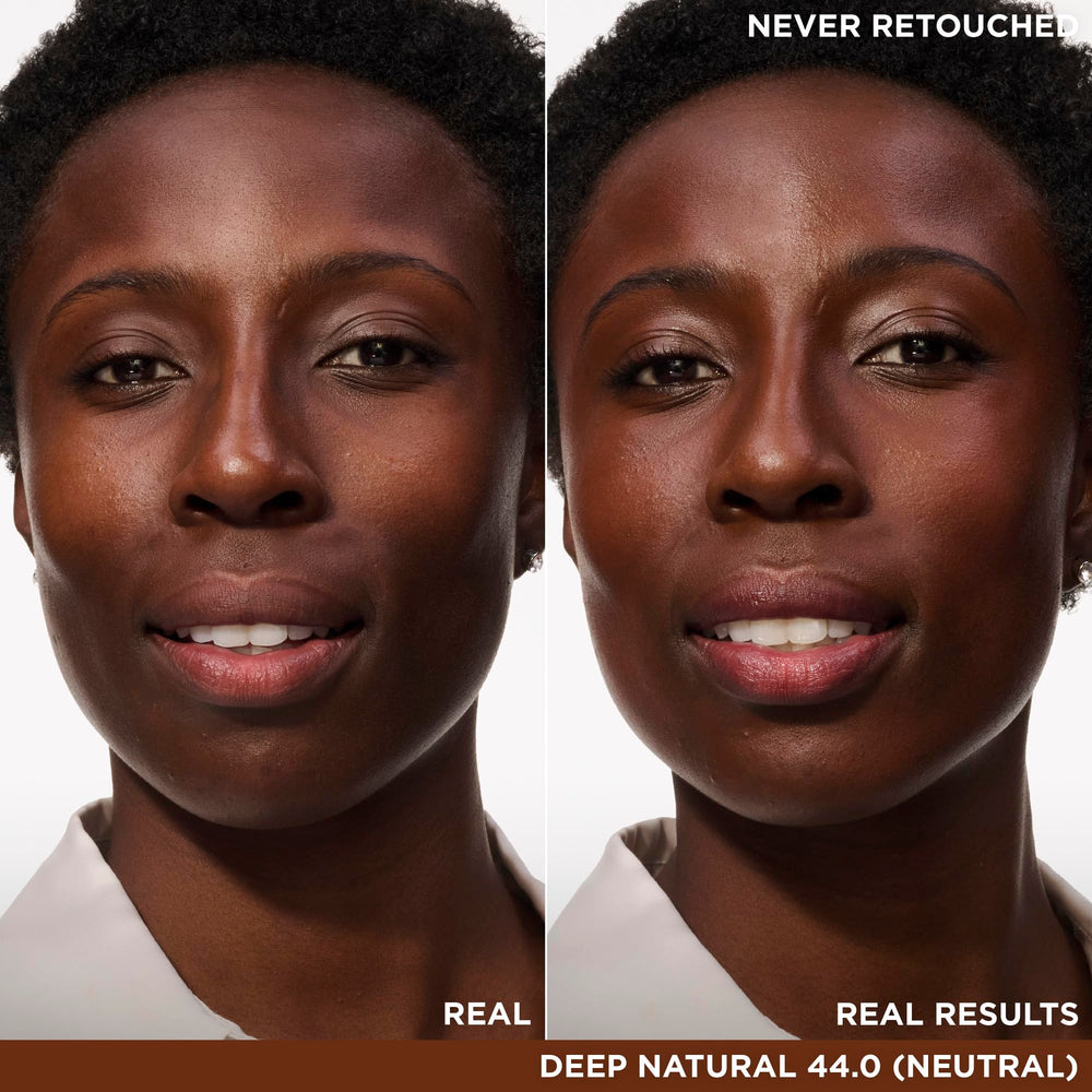 IT Cosmetics Bye Bye Under Eye Concealer application swatch shows brightening effect