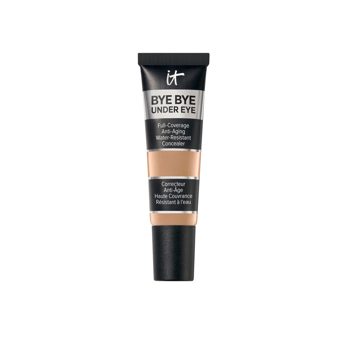 IT Cosmetics Bye Bye Under Eye Concealer Tan Bronze tube for long-lasting coverage.
