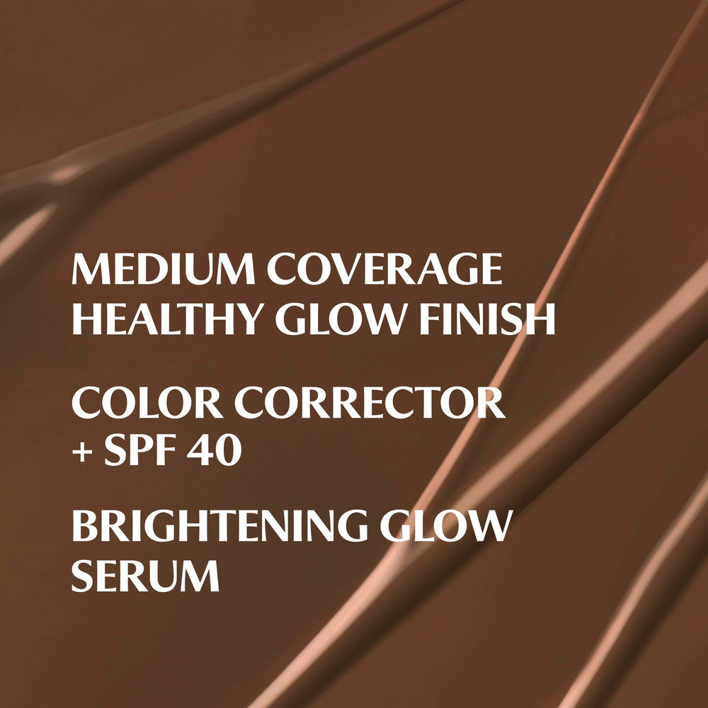 IT Cosmetics CC+ Nude Glow Deep Cool swirl-on-skin demonstrating luminous coverage